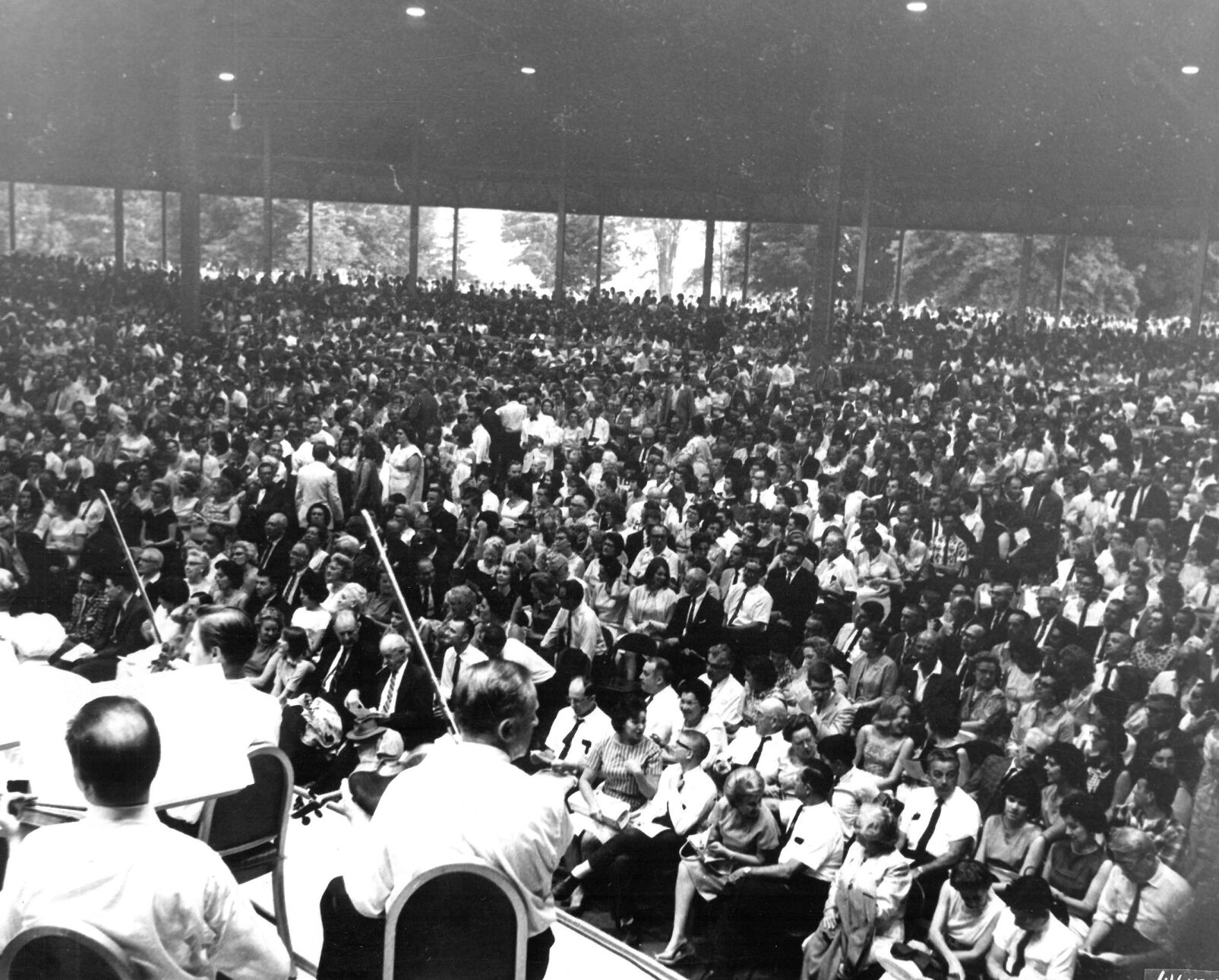 View from the stage